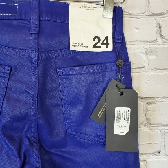 𝅺rag and Bone high rise ankle skinny jeans sz. 24 - Picture 4 of 6